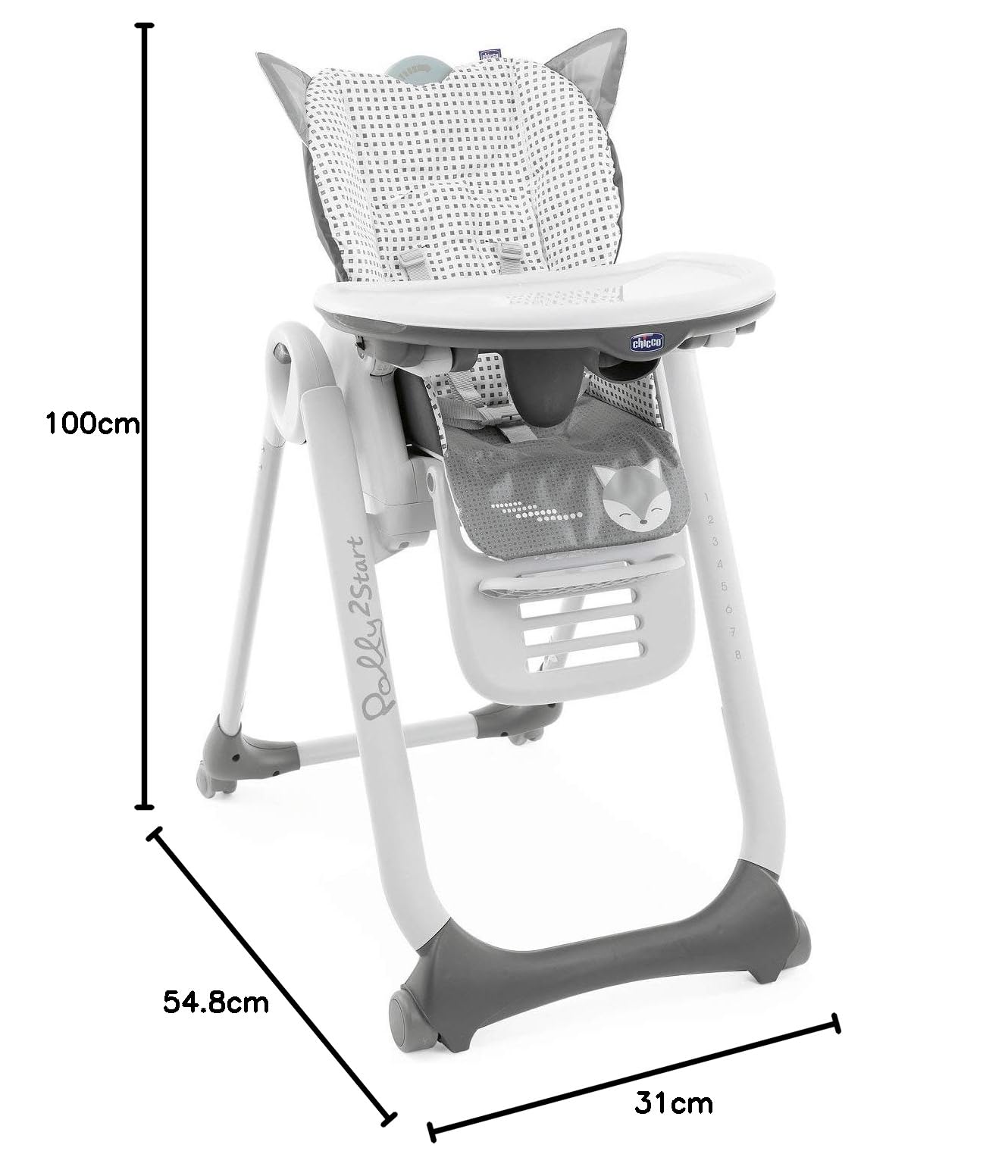 chicco-polly2start-hochstuhl-ab-geburt-bis-3-jahre-15-kg-4-r-der-liegefunktion image 7