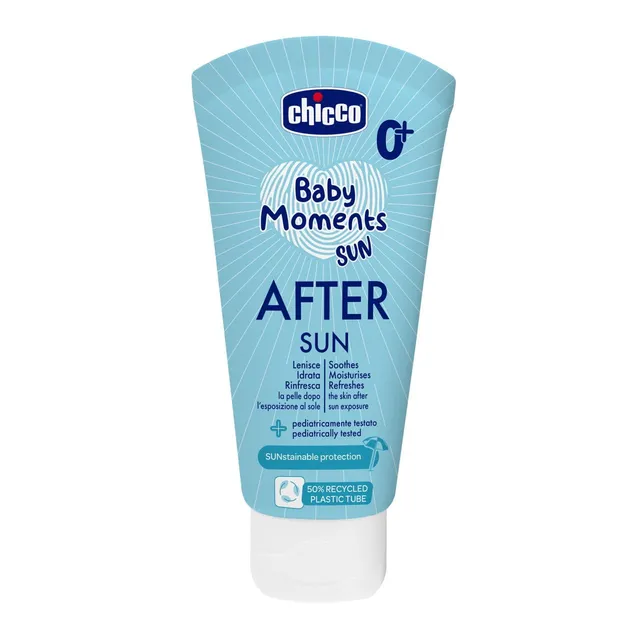 chicco-after-sun-milch-f-r-babys-beruhigende-und-feuchtigkeitsspendende-pflege-n image 1