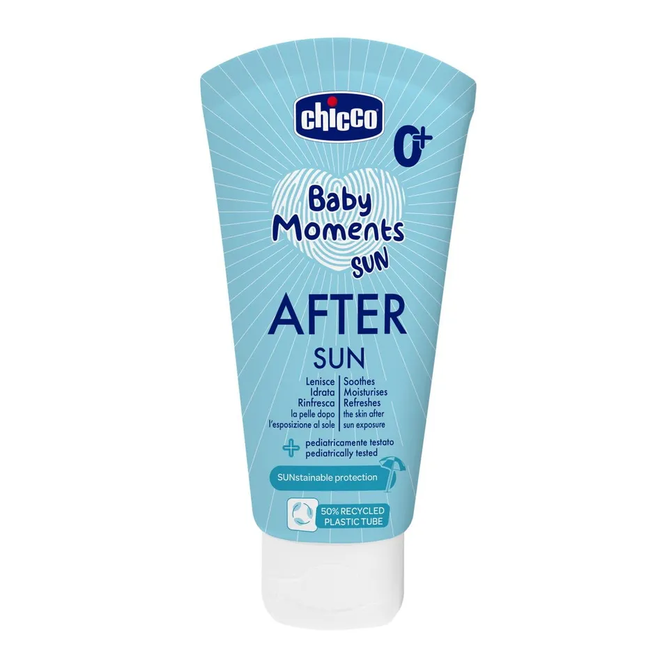 chicco-after-sun-milch-f-r-babys-beruhigende-und-feuchtigkeitsspendende-pflege-n image 1