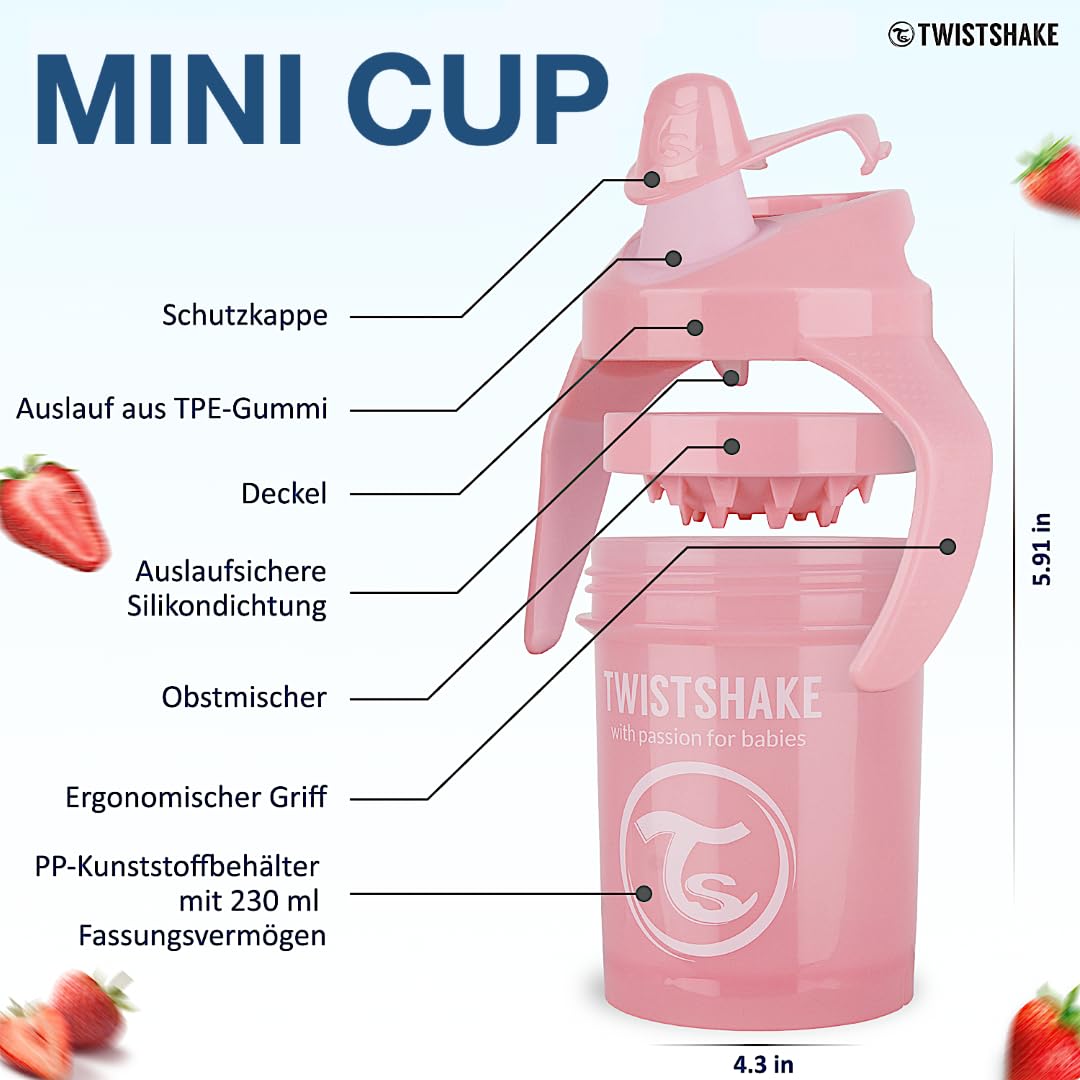 twistshake-baby-trinkbecher-set-4-teilig-rosa-ab-4-monaten image 2