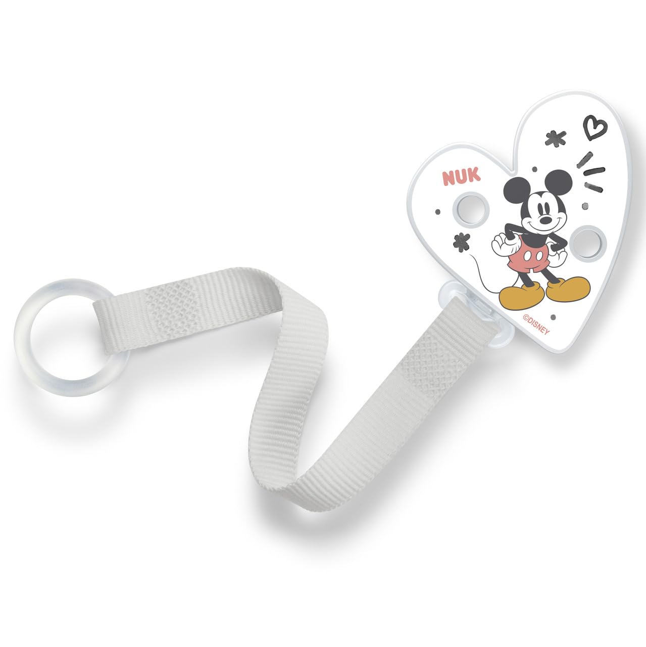nuk-schnullerkette-disney-mickey-f-r-schnuller-mit-und-ohne-ring image 2