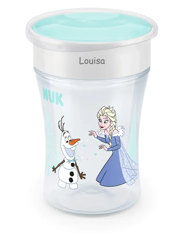 nuk-magic-cup-trinklernbecher-230ml-mit-gravur-katze-hund-violett image 1