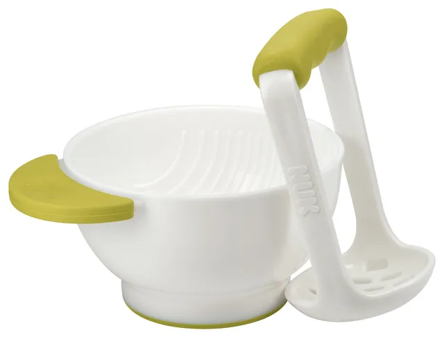 nuk-fresh-foods-p-rierset-sch-ssel-mit-stampfer-pistazie image 1