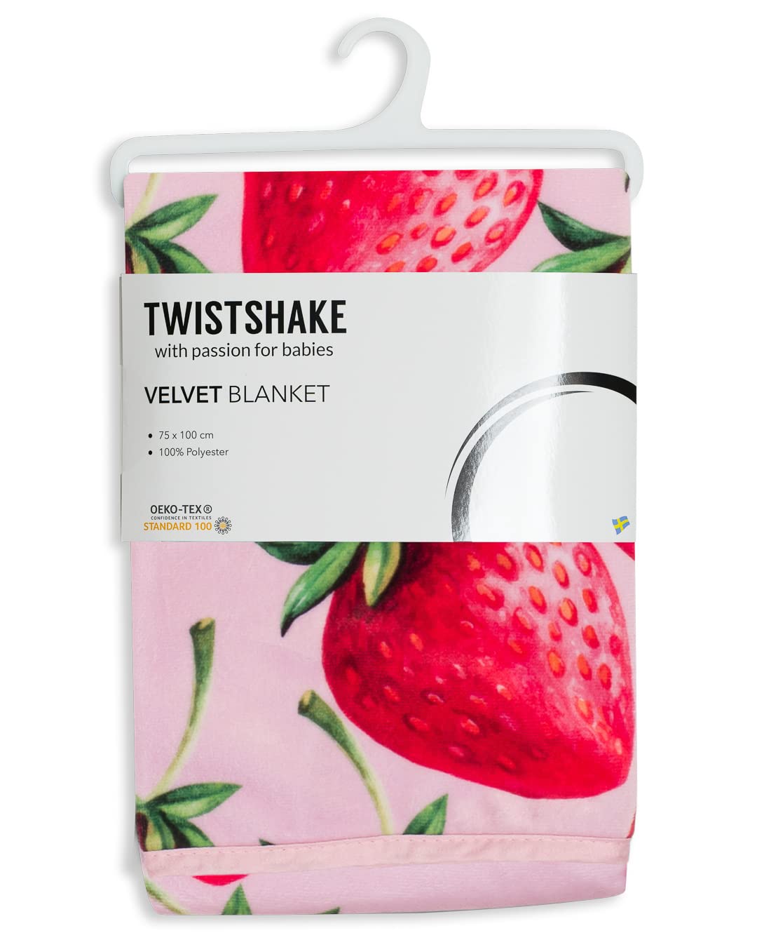 twistshake-babydecke-f-r-kinderwagen-aus-oeko-tex-samt-75-x-100-cm-erdbeeren-mus image 4