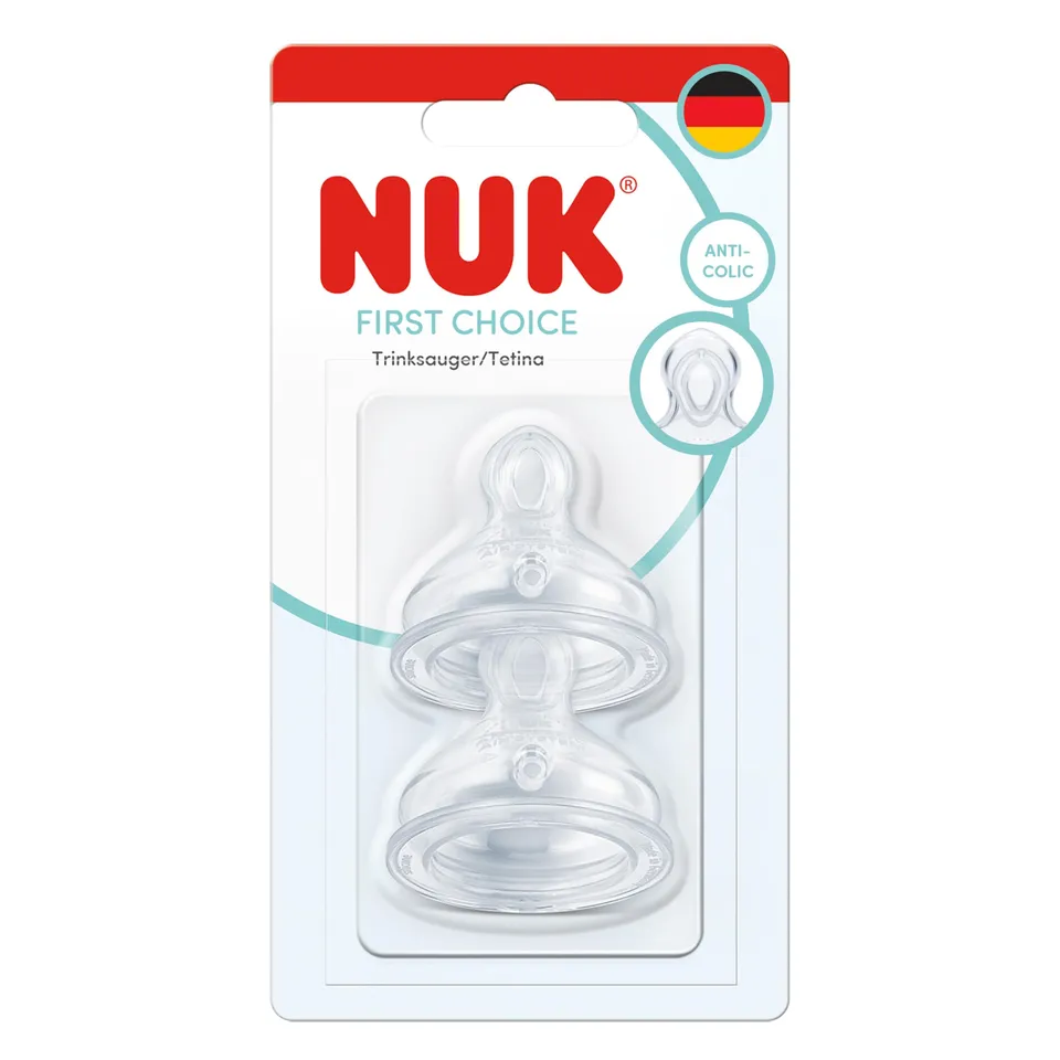 nuk-first-choice-fl-schchen-schnuller-fl-schchen-0-monate-anti-kolik-sauger-sili image 1