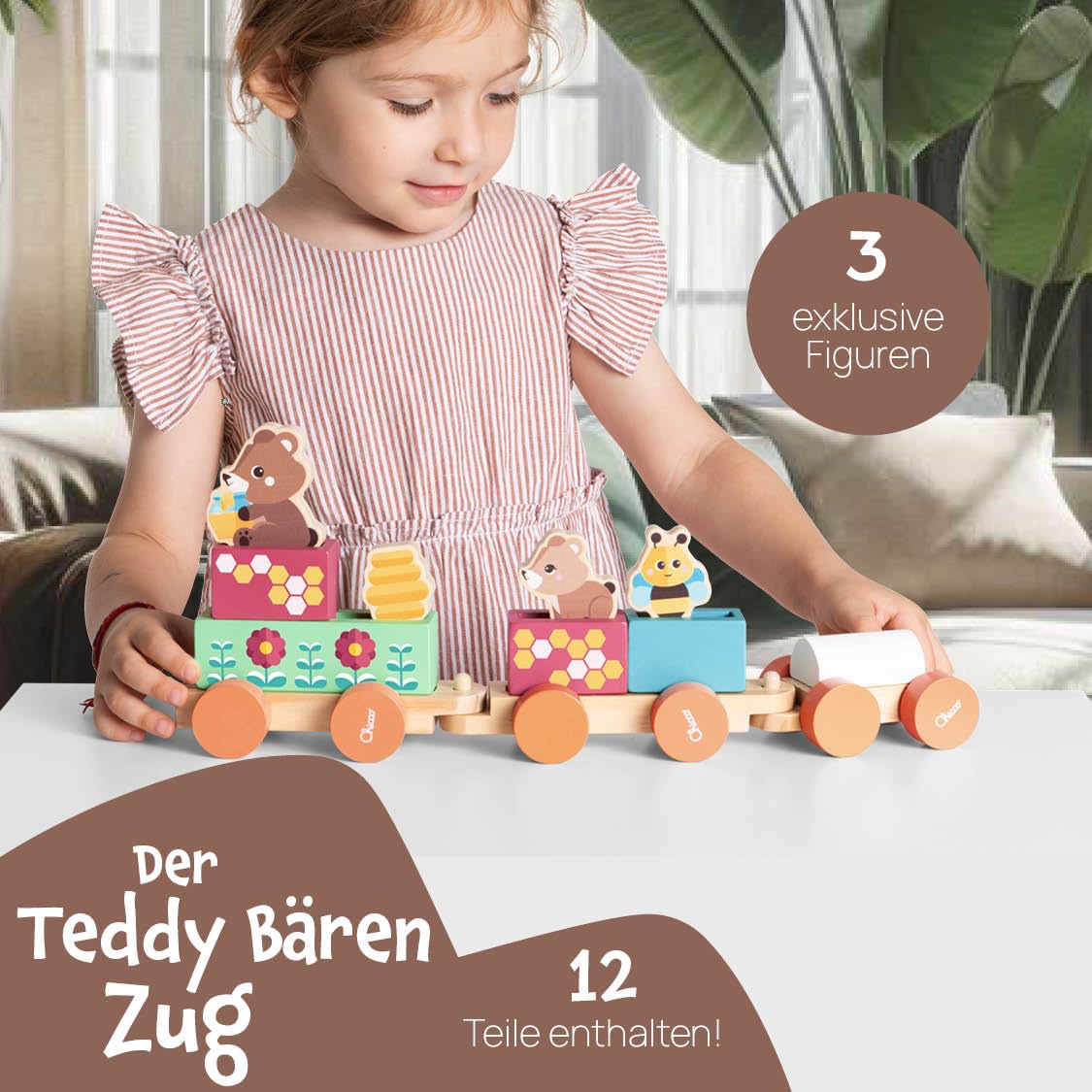 chicco-holzspielzeug-teddyb-r-zug-montessori-spiel-mit-3-waggons-5-farbigen-bl-c image 2