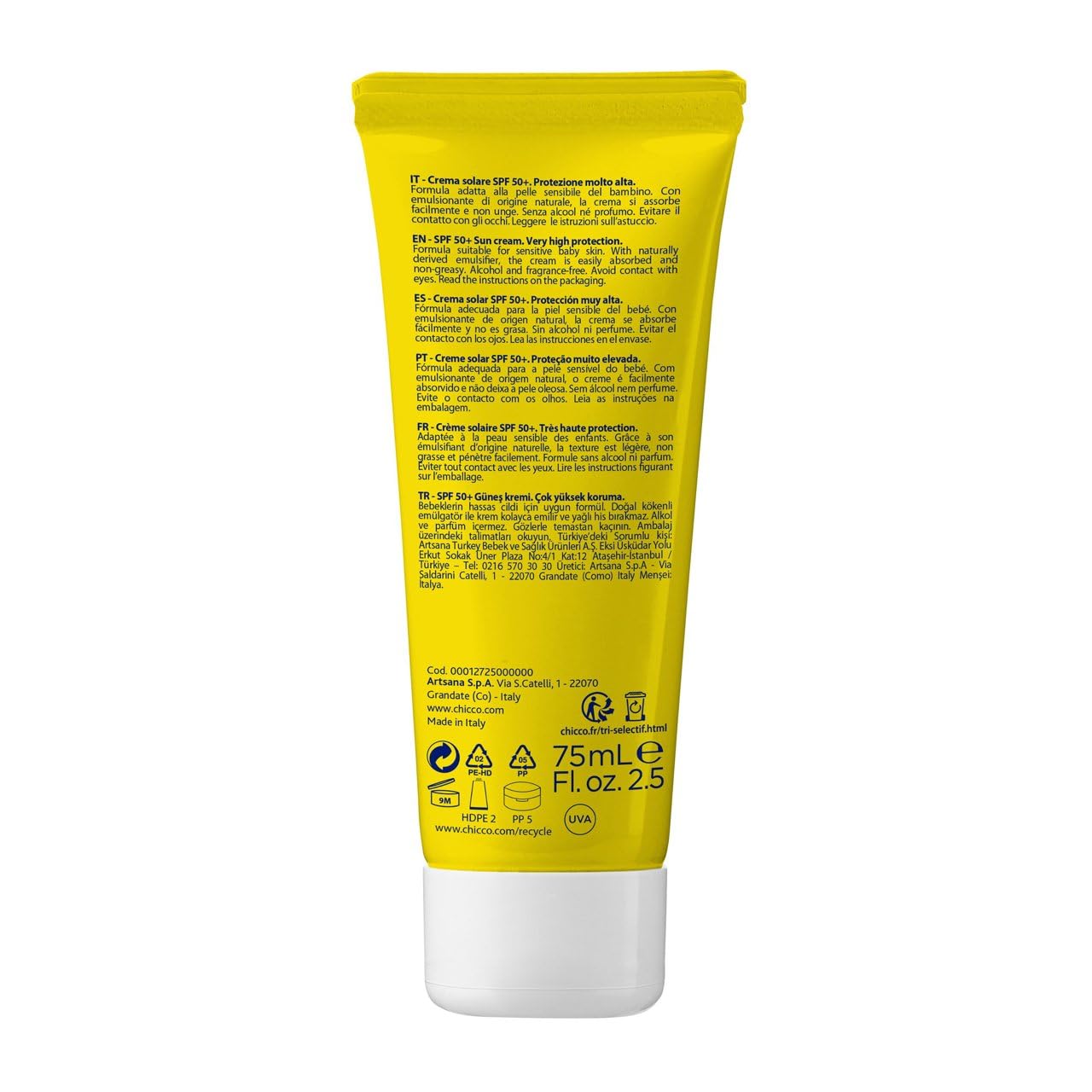 chicco-sonnencreme-baby-lsf-50-advanced-3-pro-tech-75-ml-wasser-und-sandbest-ndi image 2