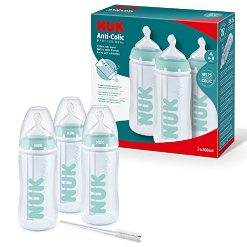 nuk-first-choice-anti-colic-professional-babyflaschen-set-0-6-monate-300-ml-blau image 7