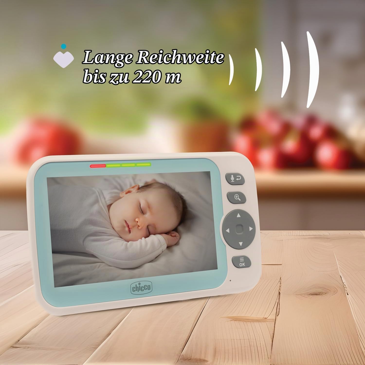 chicco-video-babyphone-evolution-motorisierte-drehbare-kamera-5-zoll-farbdisplay image 4