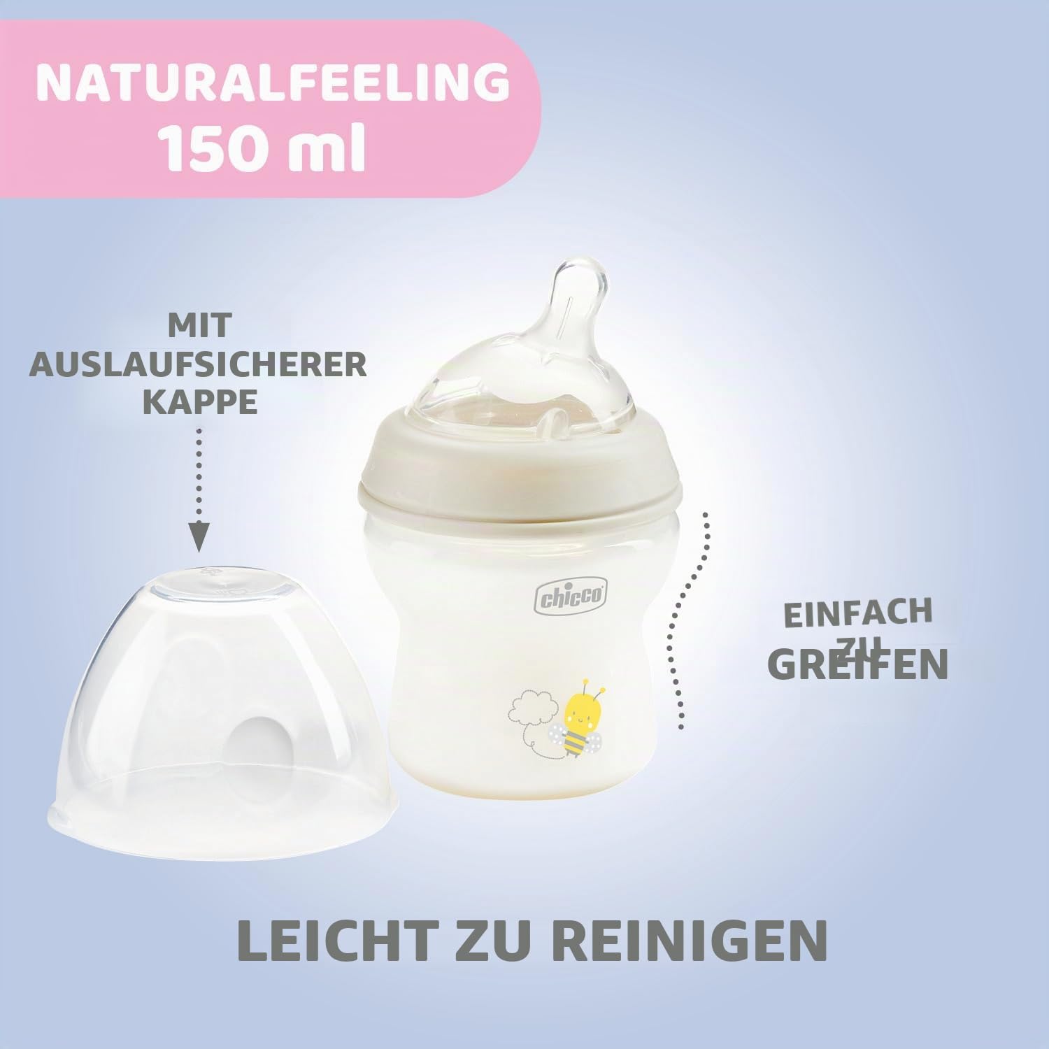 chicco-natural-feeling-anti-kolik-babyflasche-150-ml-0-monate image 7