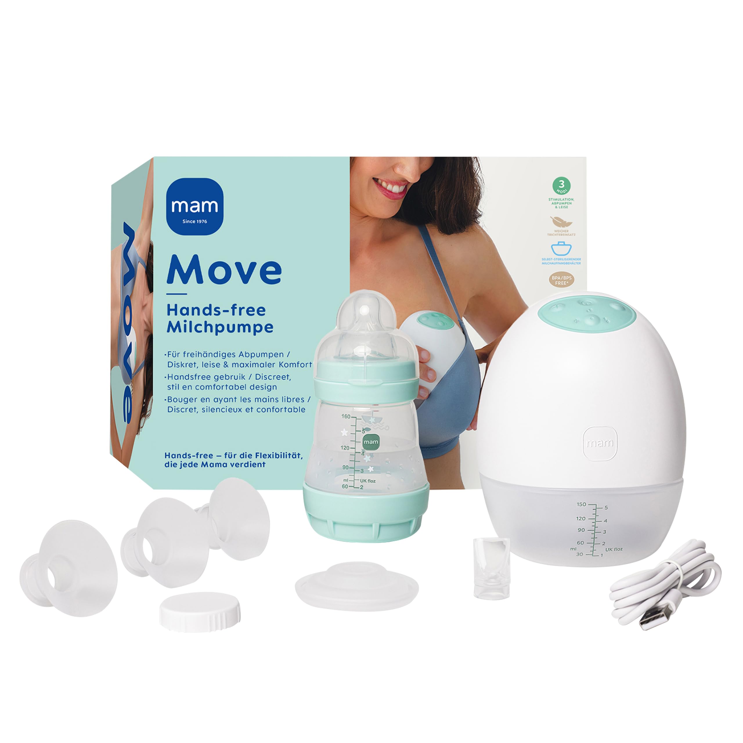 mam-move-milchpumpe-hands-free-ohne-schl-uche-oder-kabel-mit-3-modi-und-5-saugst image 3