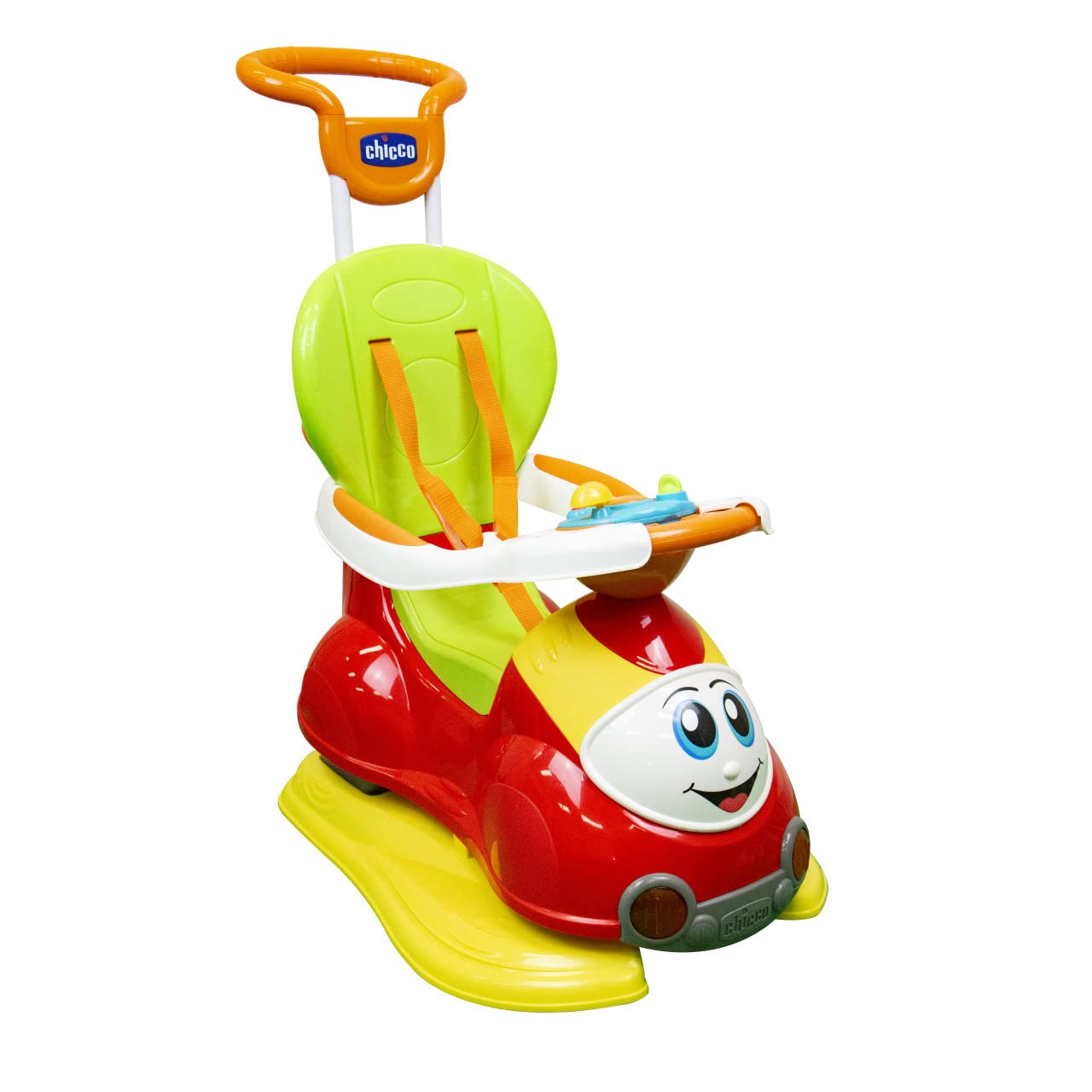 chicco-quattro-4-in-1-aufsitzauto-rutscher-schaukel-lauflernhilfe-mit-elektronik image 5