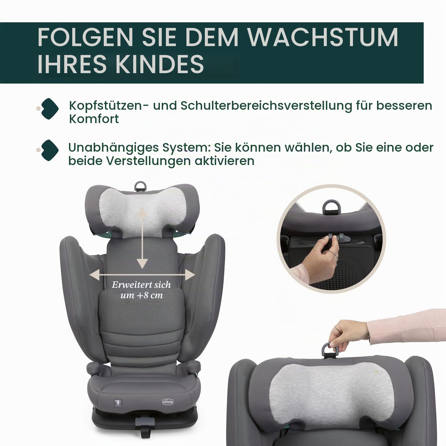 chicco-fold-go-s-i-size-ece-r129-04-kindersitz-100-150-cm-gruppe-2-3-mit-starren image 3