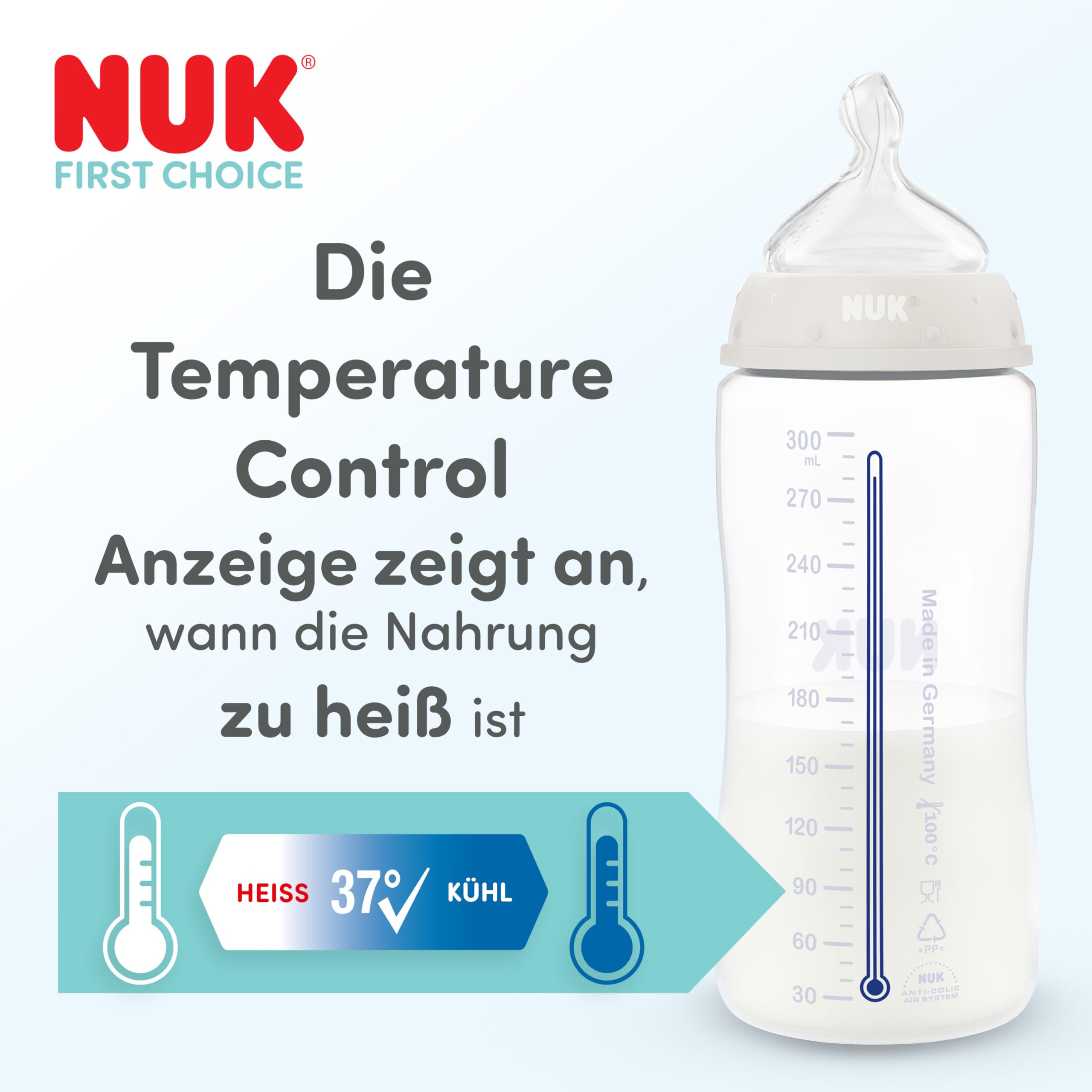 nuk-first-choice-babyflasche-150-ml-anti-kolik-temperature-control-koala-0-monat image 5