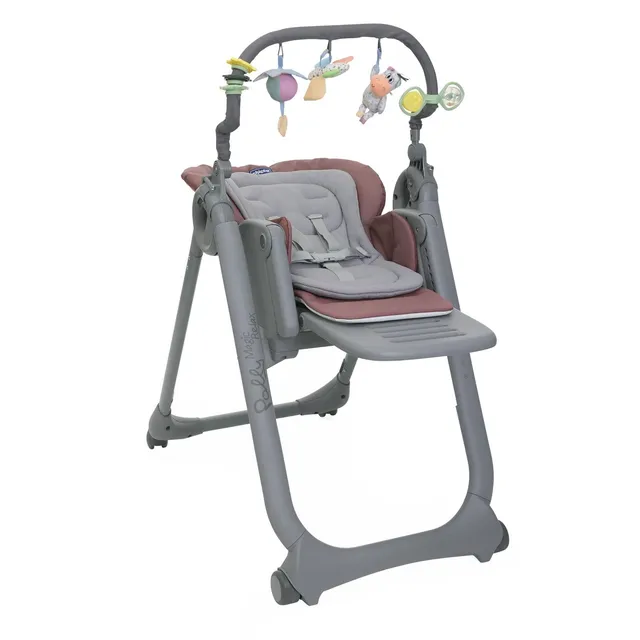 chicco-hochstuhl-polly-magic-relax-inkl-sitzverkleinerer-und-spielbogen-ab-gebur image 1