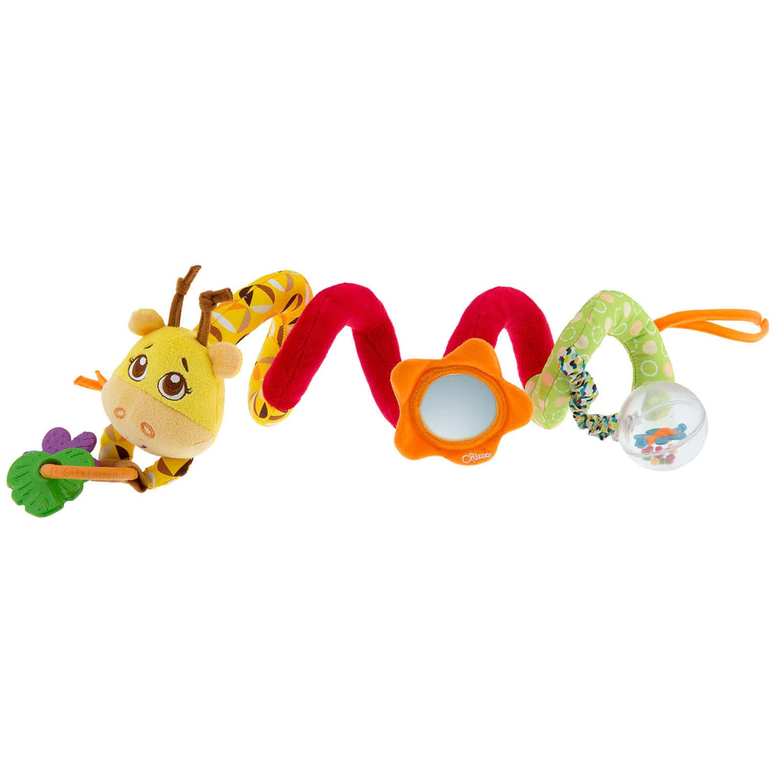 chicco-mrs-giraffe-kinderwagenkette-babyspielzeug-mit-rassel-spiegel-und-bei-rin image 1