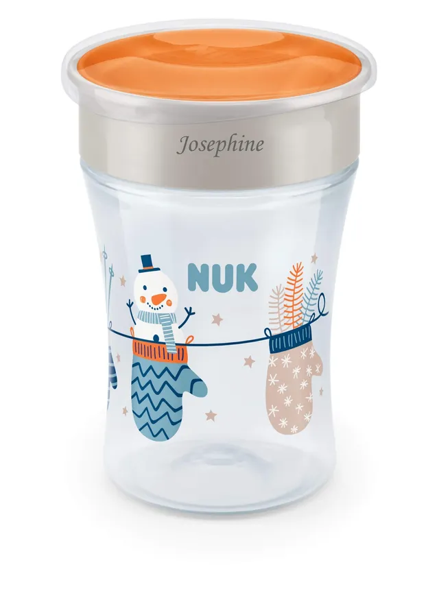 nuk-magic-cup-trinklernbecher-mit-pers-nlicher-gravur-230-ml-ab-8-monaten-snow-e image 1