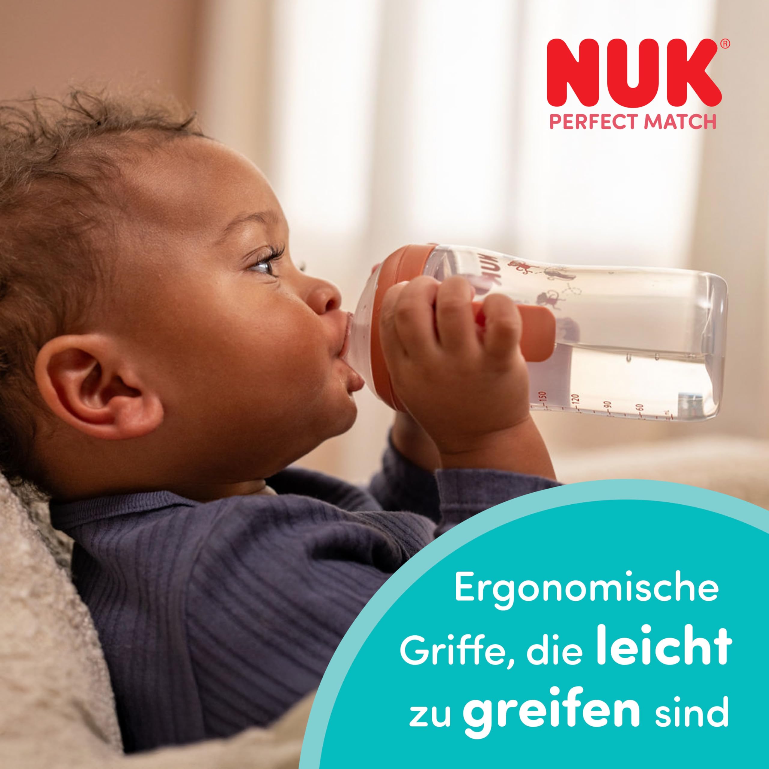 nuk-perfect-match-trinklernflasche-150-ml-6-monate-disney-i-ah-auslaufsicher image 6