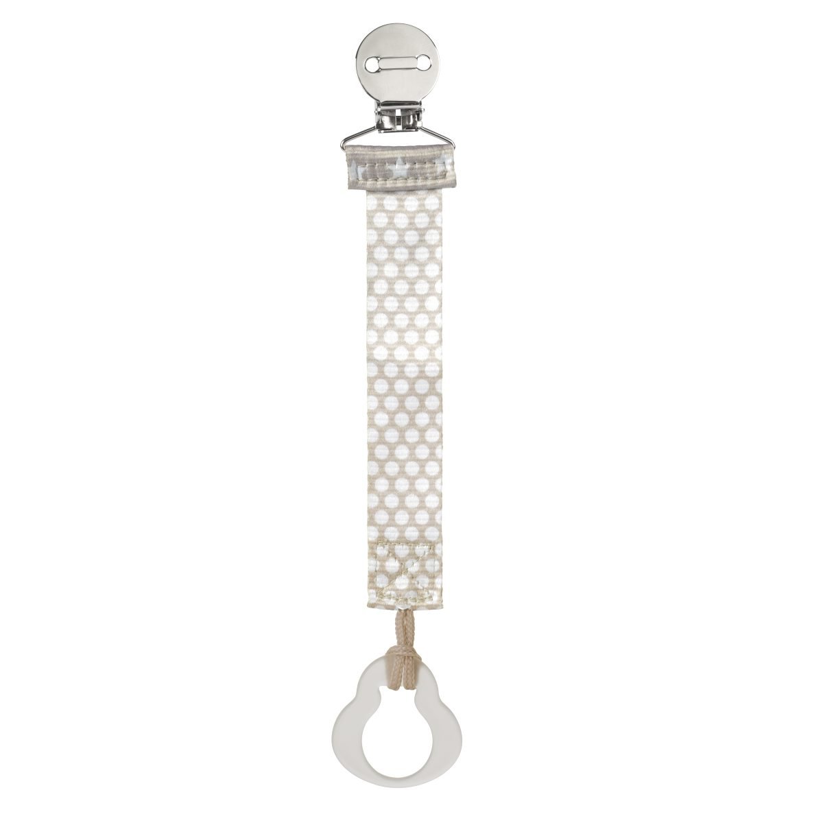 chicco-schnullerband-neutral-mit-clip-beige image 3