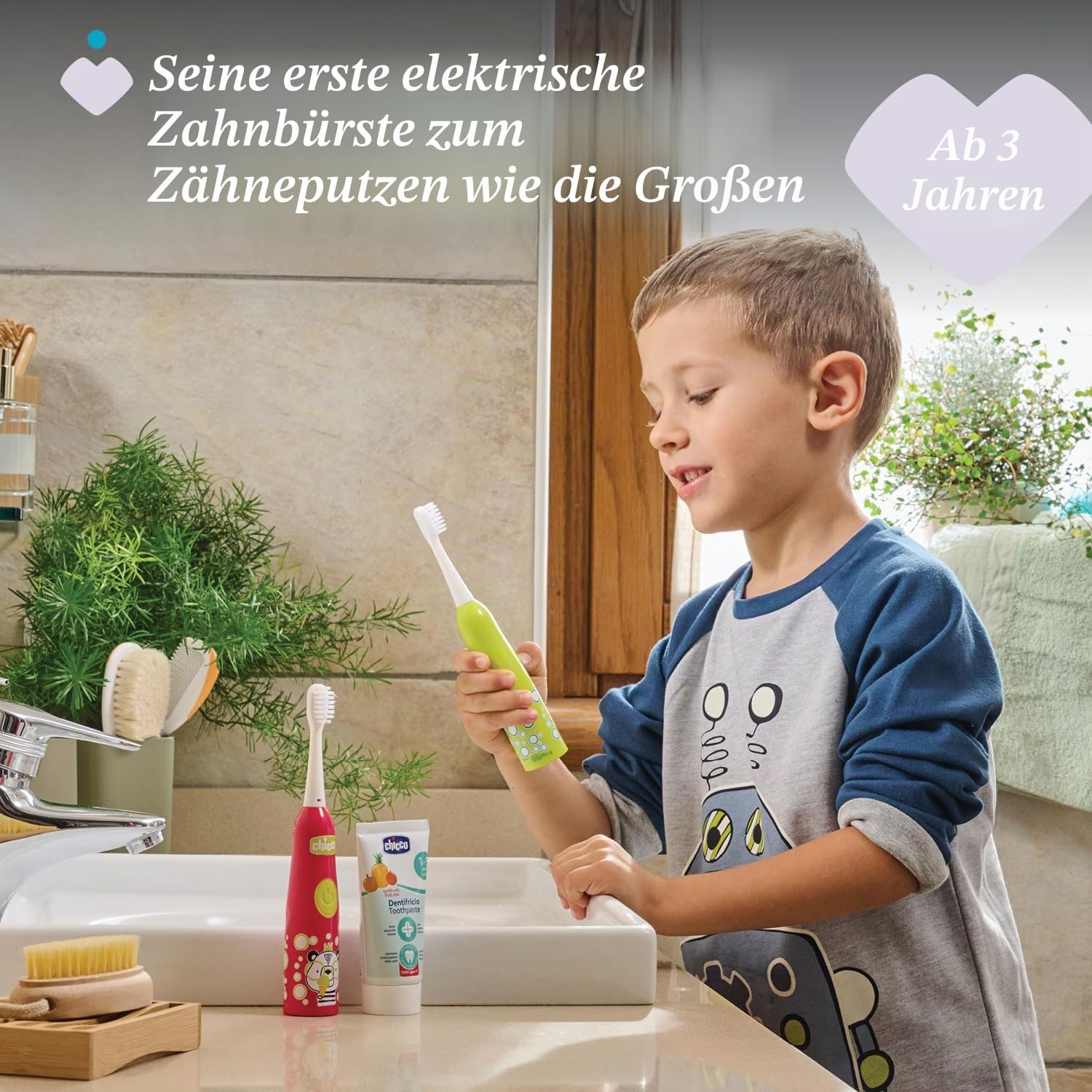 chicco-elektrische-zahnb-rste-f-r-babys-mit-weichen-borsten-f-r-kinder-ab-3-jahr image 2
