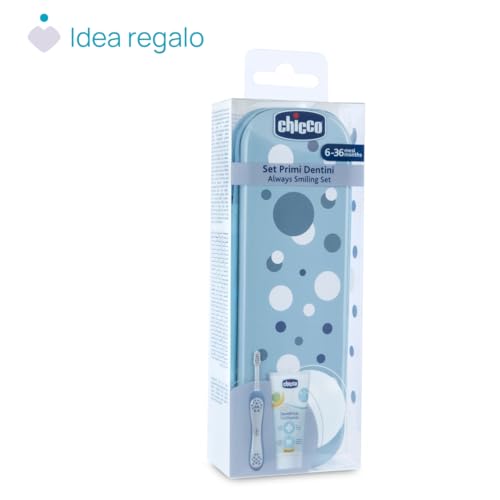 chicco-baby-zahnb-rste-und-zahnpasta-set-6-36-monate-hellblau image 8
