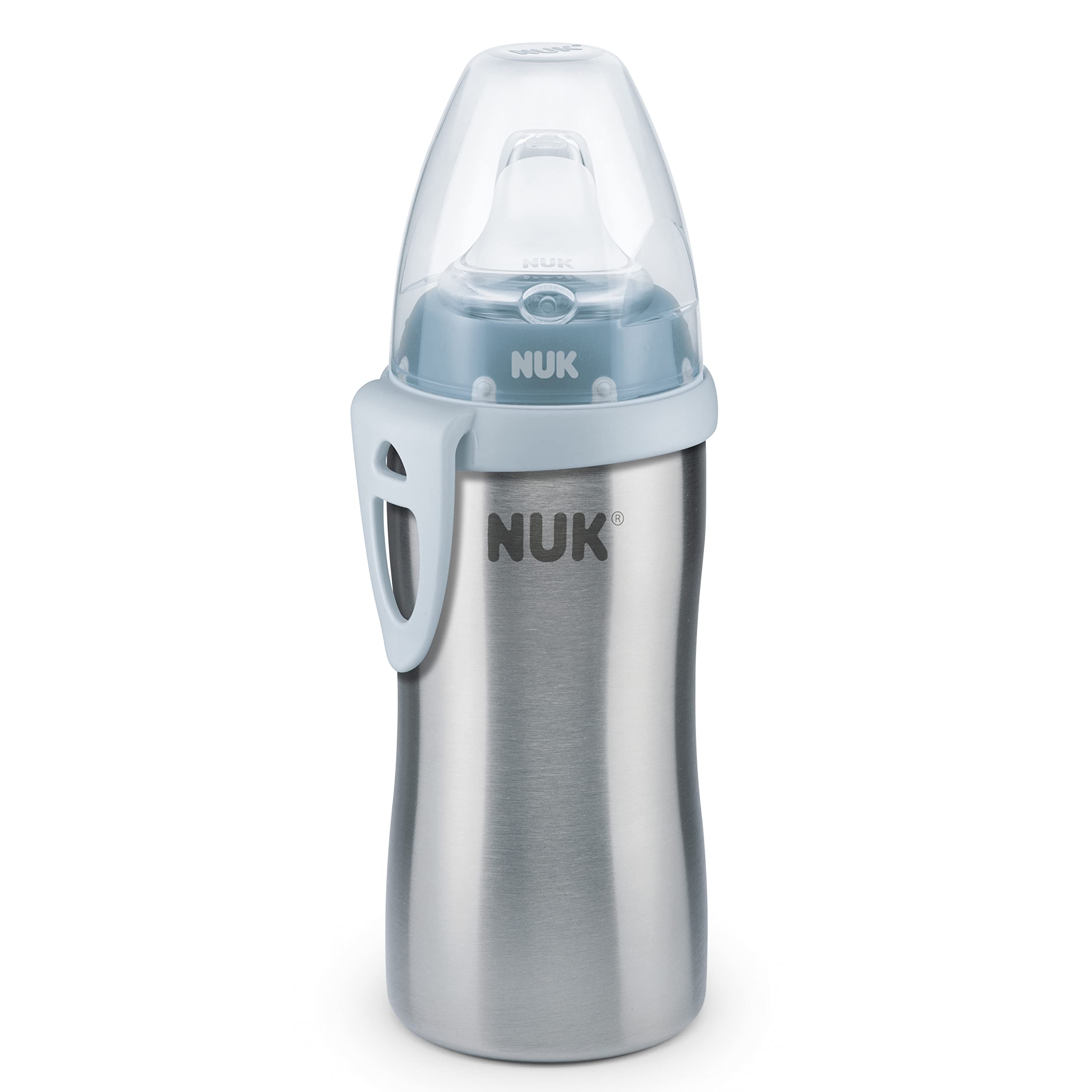 nuk-active-cup-trinklernflasche-aus-edelstahl-215-ml-ab-12-monaten-auslaufsicher-2 image 1
