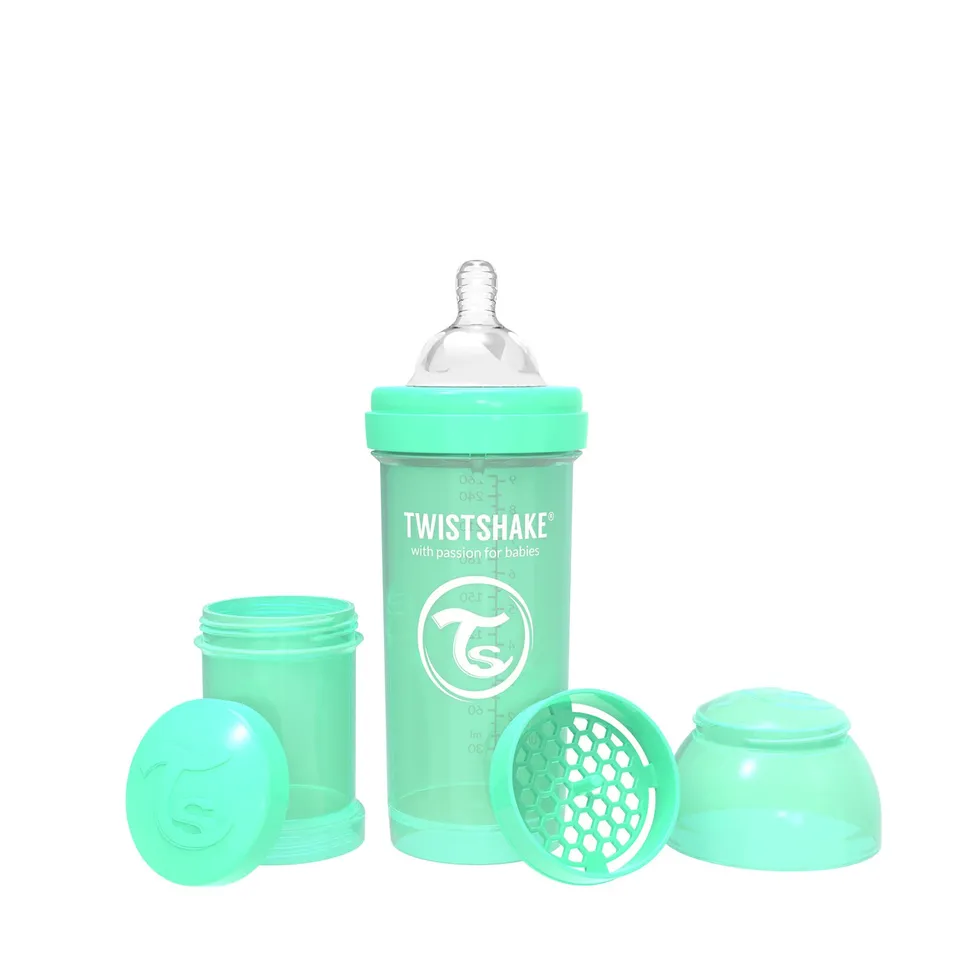 twistshake-anti-kolik-babyflasche-260-ml-ab-2-monaten-gr-n image 1