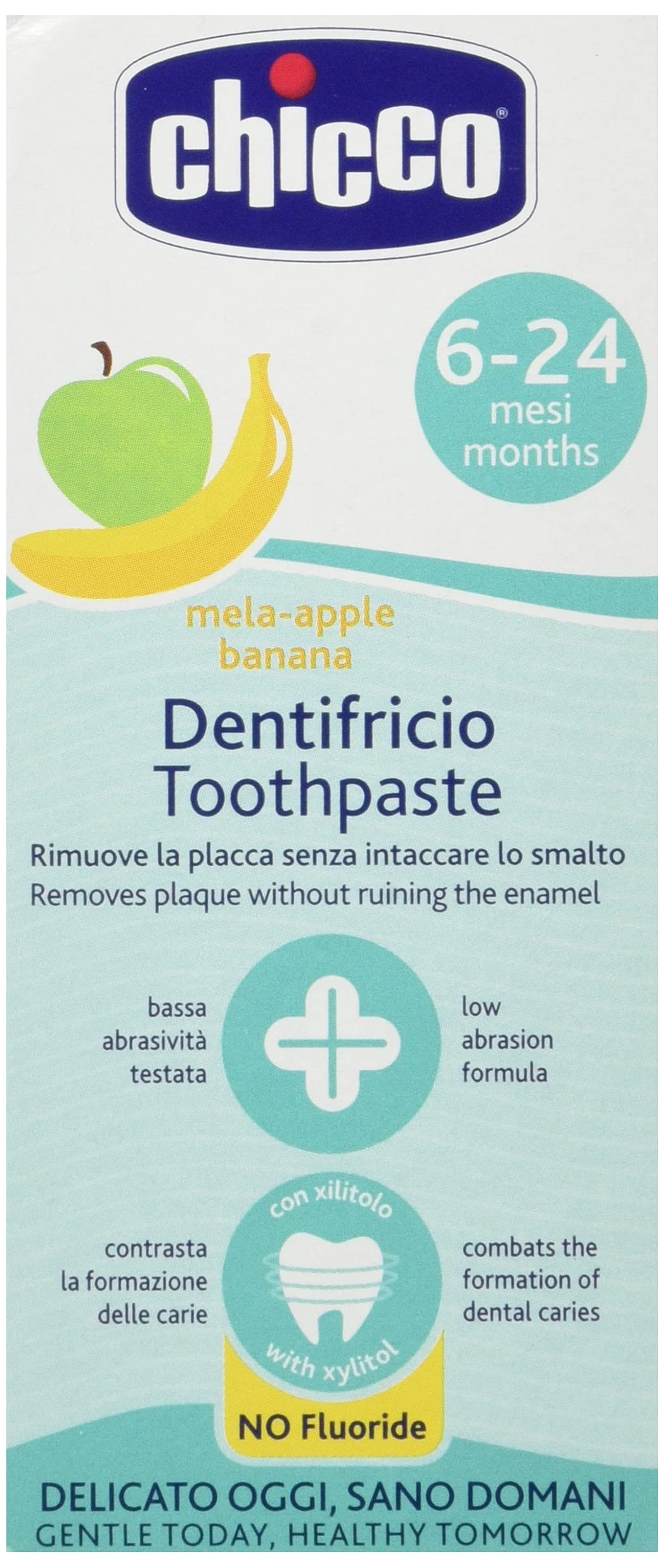 chicco-zahnpasta-apfel-banane-ohne-fluorid-6m-50-ml image 2