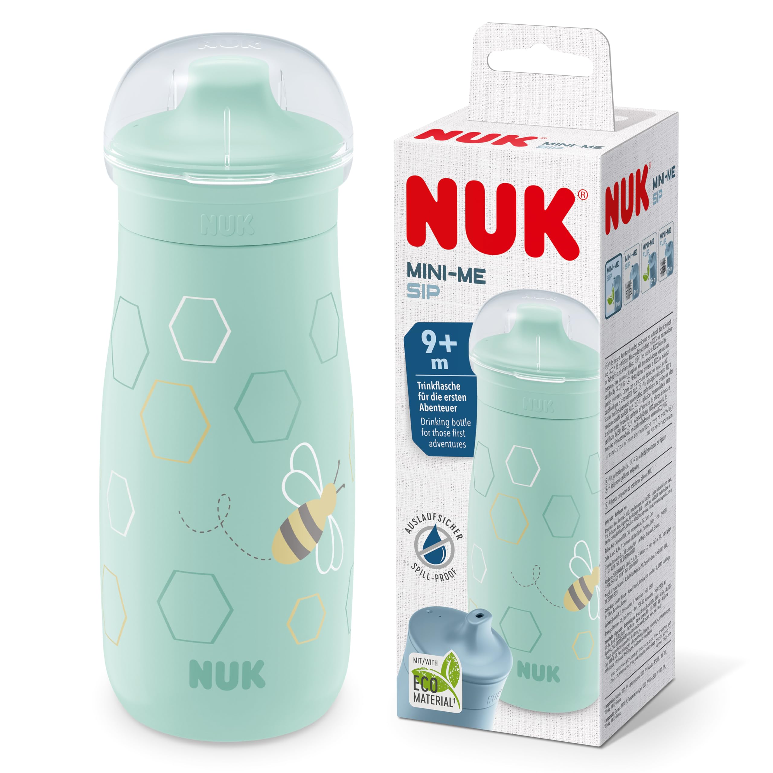 nuk-mini-me-sip-kinderwasserflasche-ab-9-monaten-300-ml-rosa-schmetterling image 8