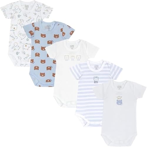 chicco-kurzarm-bodys-0-24-monate-aus-100-baumwolle-5er-set-f-r-jungen-m-dchen image 7