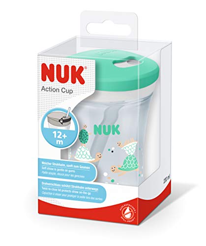 nuk-action-cup-trinklernflasche-mit-weichem-trinkhalm-230-ml-schildkr-ten-gr-n-1 image 6