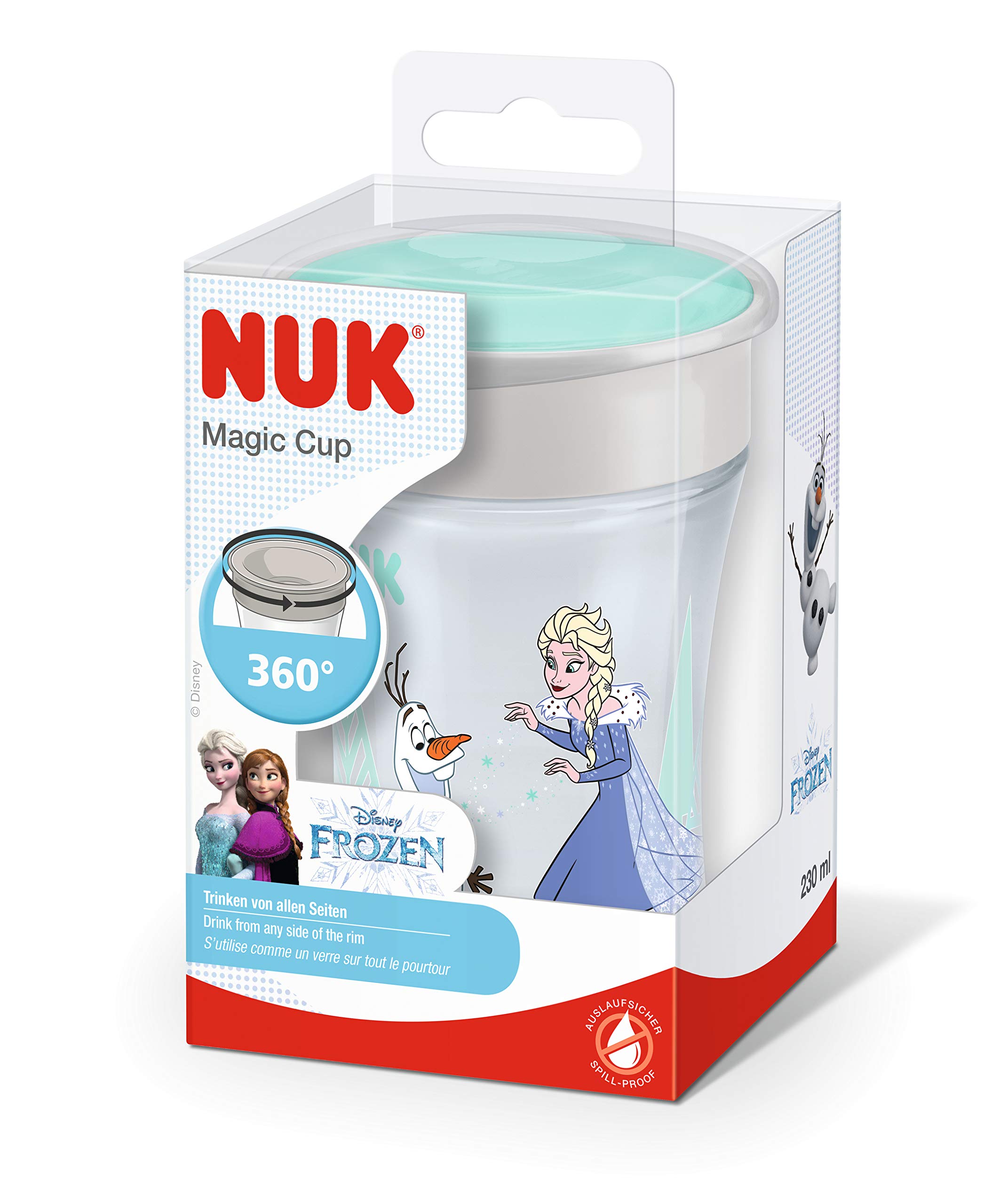 nuk-magic-cup-trinklernbecher-230ml-mit-gravur-katze-hund-violett image 2