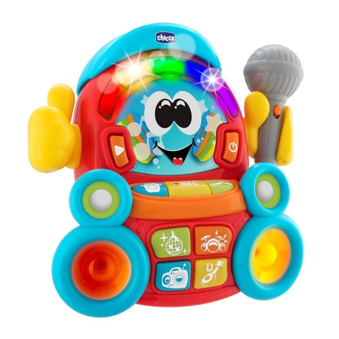 chicco-dj-karaoke-musikspielzeug-mit-mikrofon-und-stimmverzerrer image 1