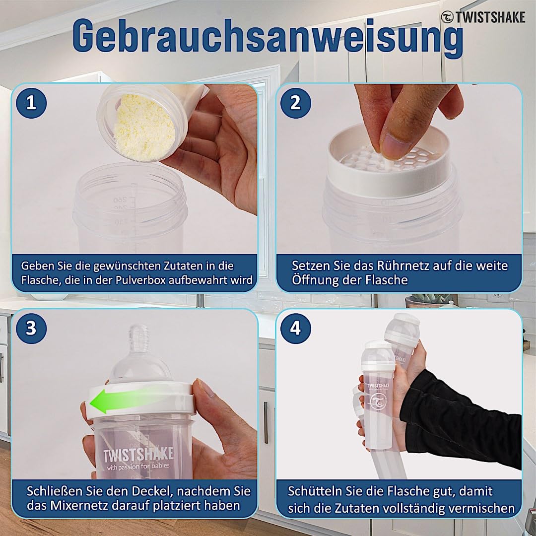 twistshake-anti-kolik-babyflasche-330-ml-mit-milchpulverbeh-lter-und-mixer-wei image 5