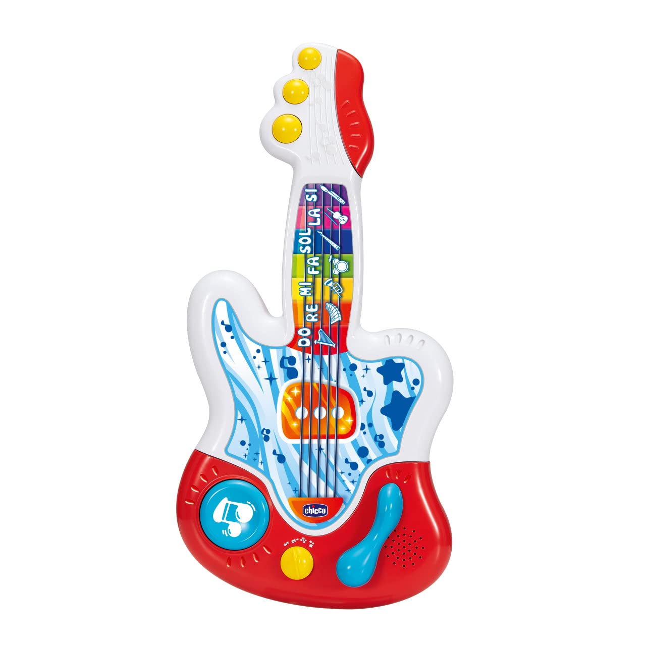chicco-meine-erste-elektronische-gitarre-interaktive-spielzeuggitarre-lehrt-spie image 1