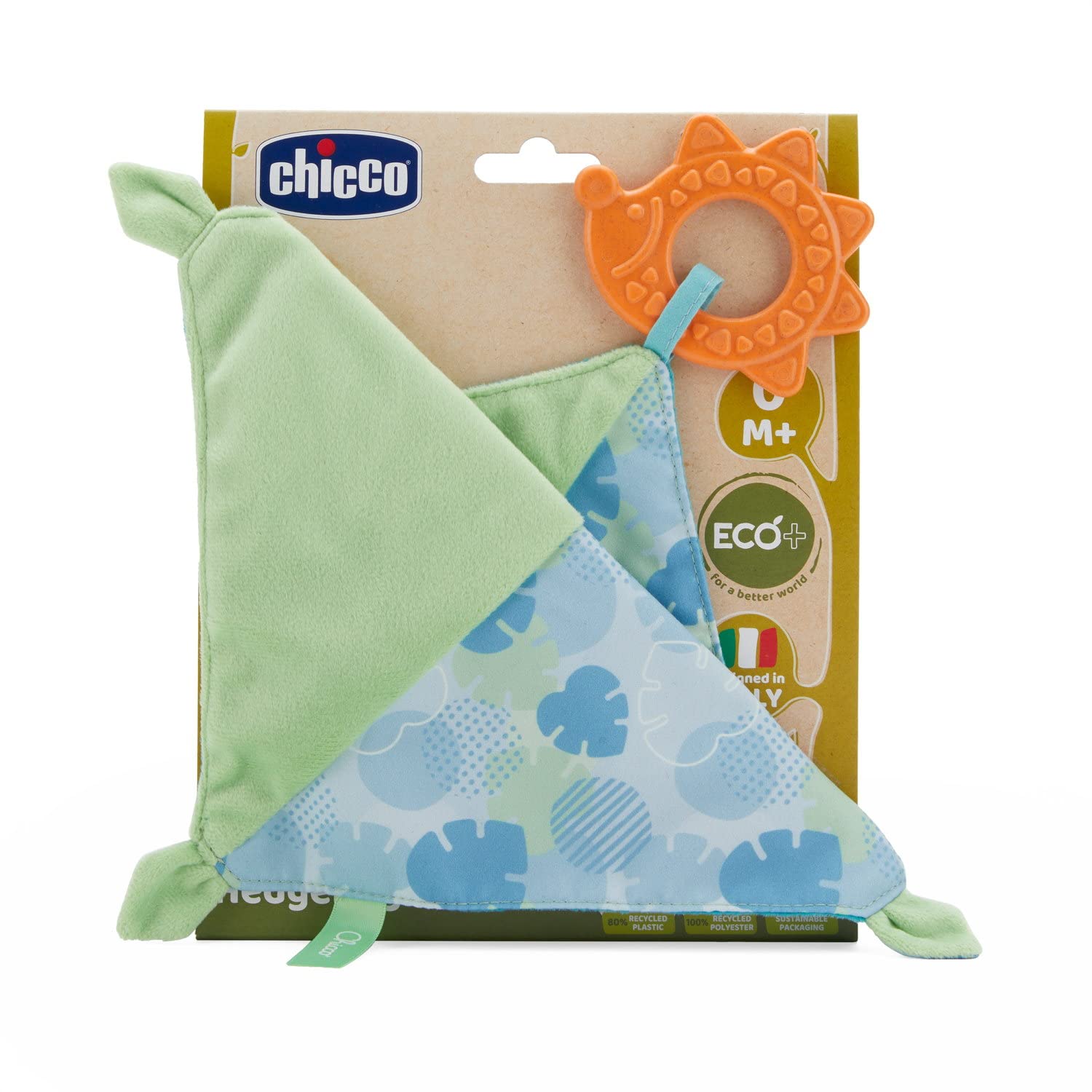 chicco-hedgehog-dou-dou-eco-schmusetuch-mit-bei-ring-aus-100-recyceltem-polyeste image 2
