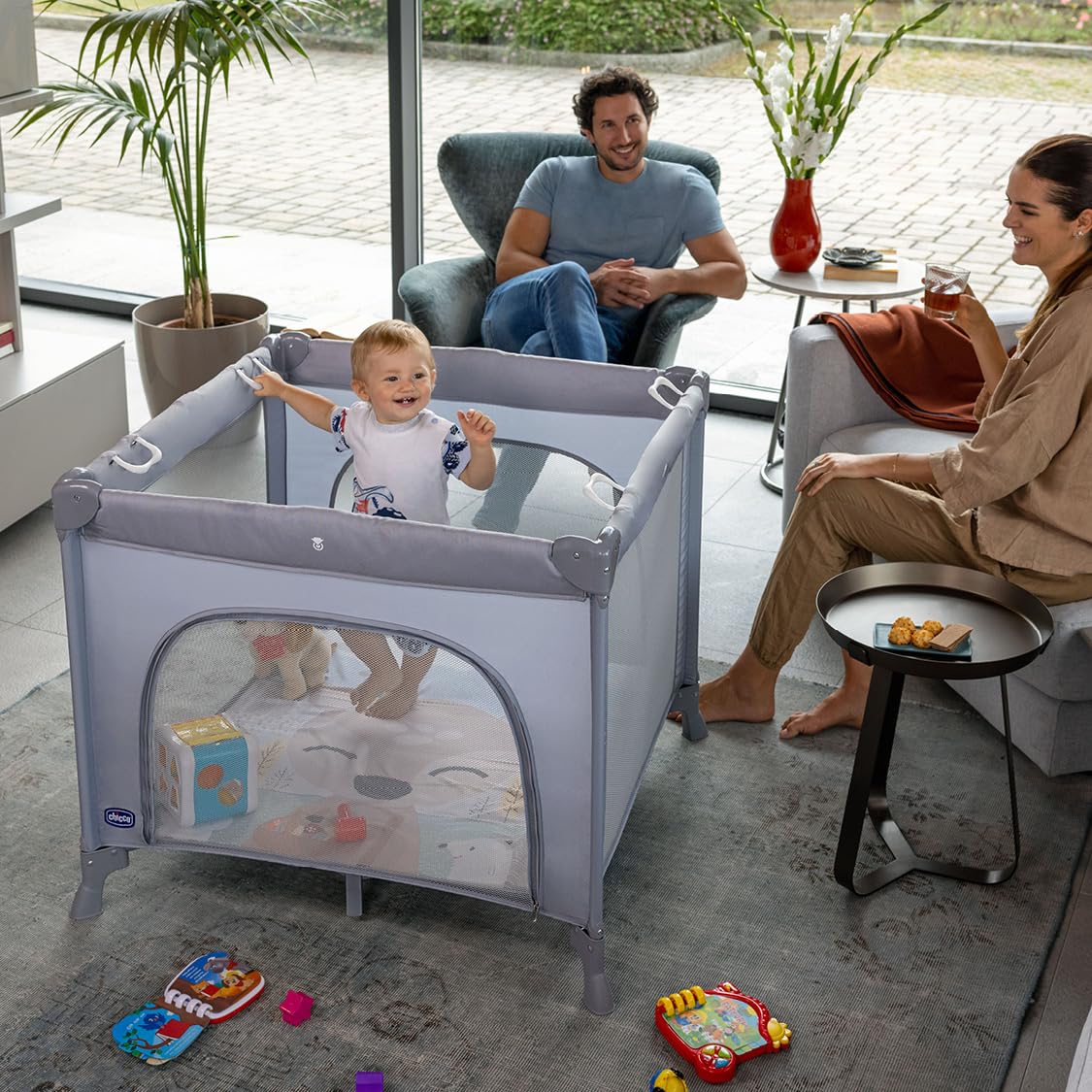 chicco-open-laufstall-reisebett-4-in-1-bis-15-kg-mit-matte-und-tasche image 6