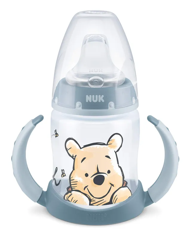 nuk-first-choice-trinklernflasche-150-ml-6-18-monate-winnie-puuh-blau-mit-temper image 1