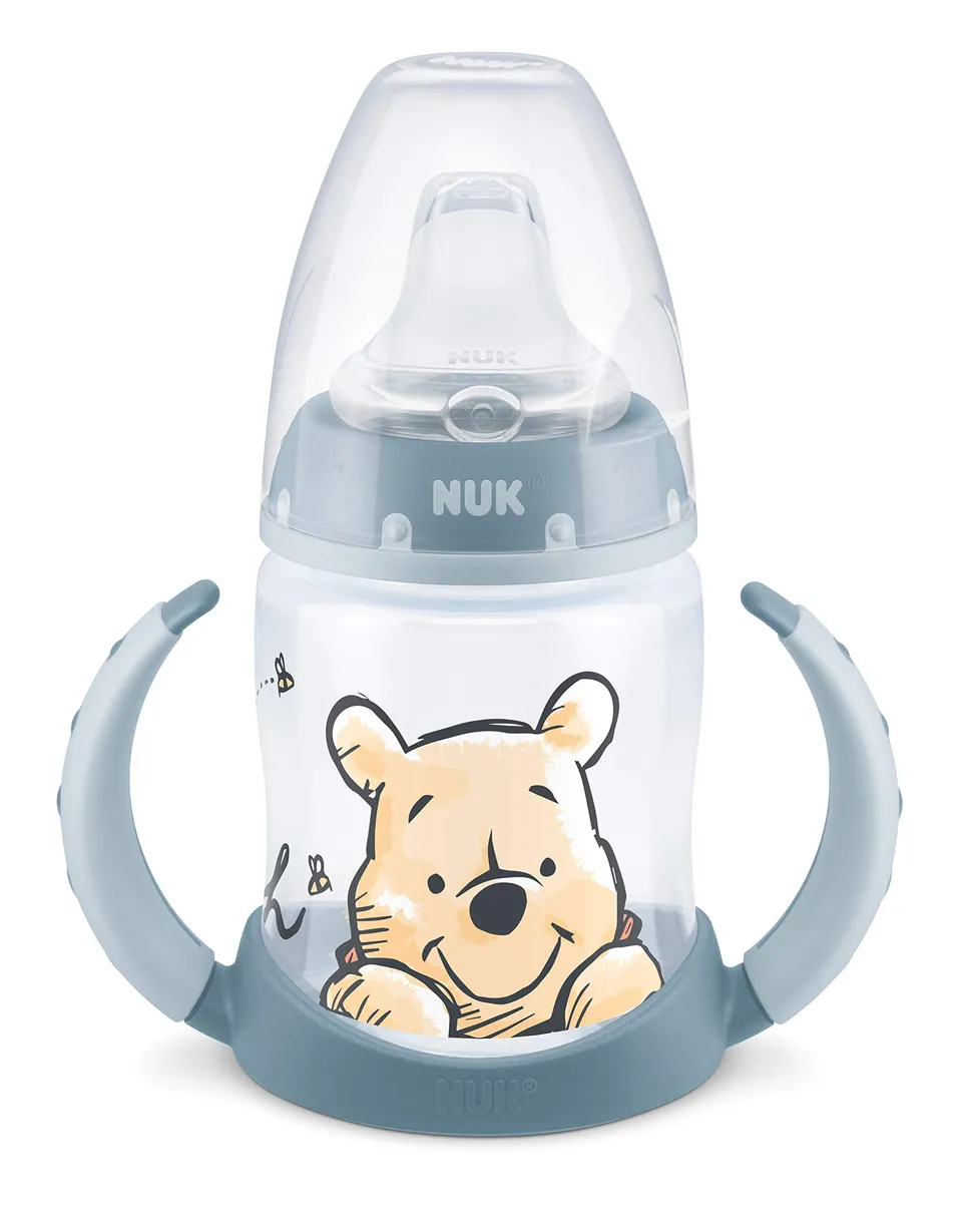 nuk-first-choice-trinklernflasche-150-ml-6-18-monate-winnie-puuh-blau-mit-temper image 1