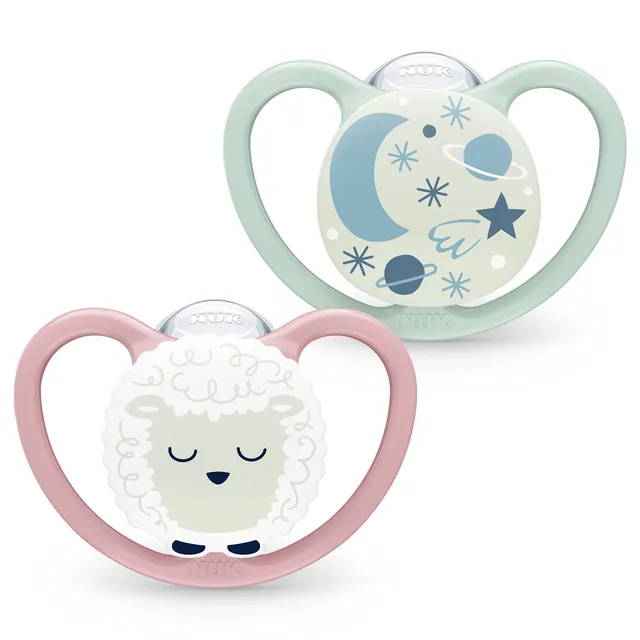 nuk-space-night-babyschnuller-0-6-monate-im-dunkeln-leuchtend-mit-extra-gro-en-l image 1