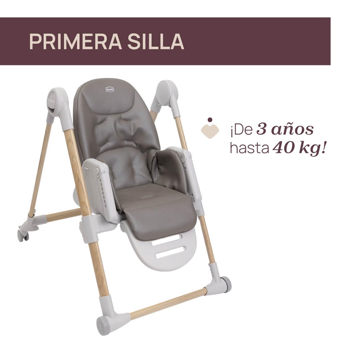 chicco-polly-armonia-kinderhochstuhl-3in1-von-geburt-bis-40-kg-klappbar-braun image 8