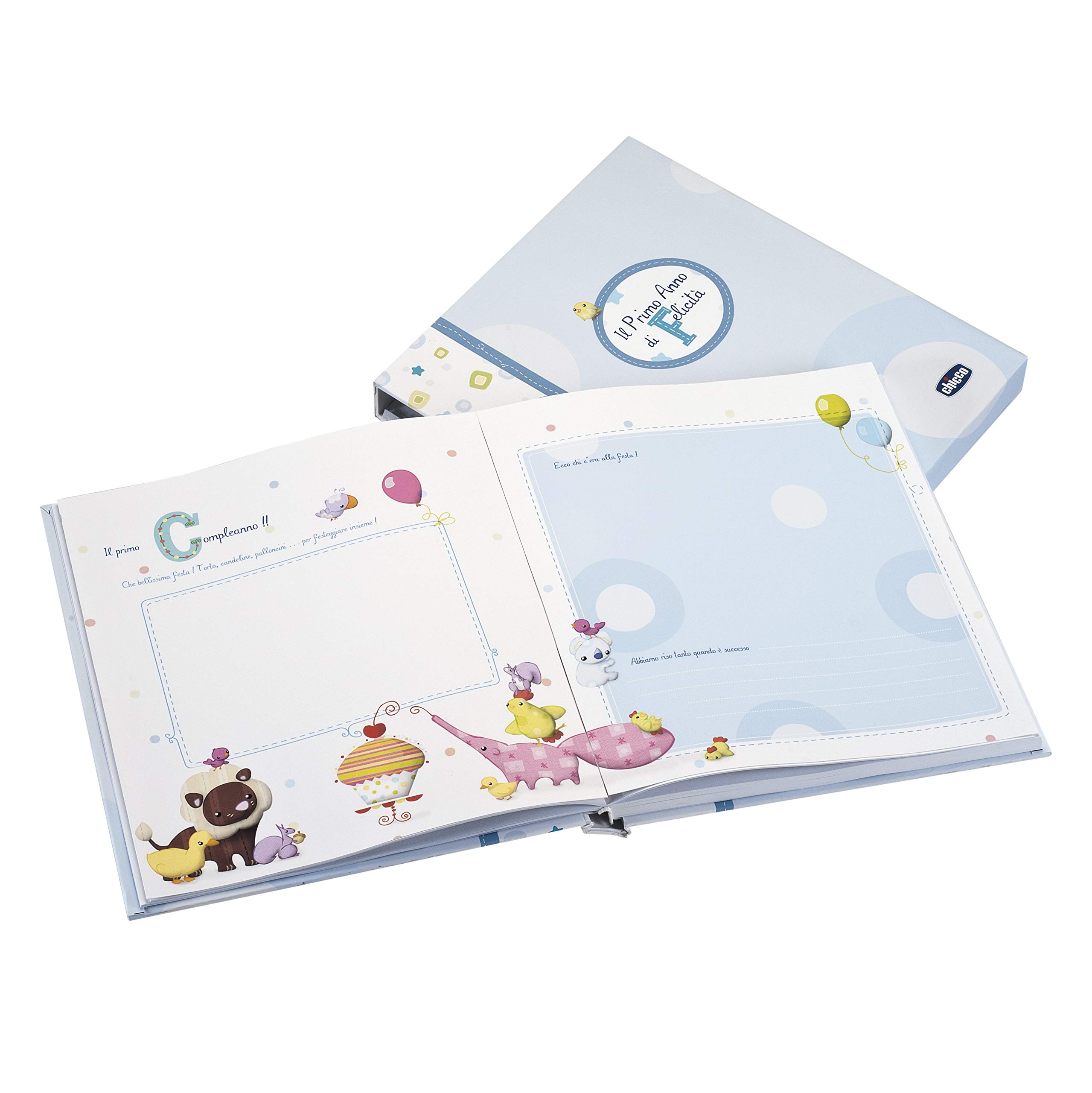 chicco-geburtsbuch-f-r-neugeborene-und-kinder-erinnerungsalbum-blau-27-5-x-25-x- image 2