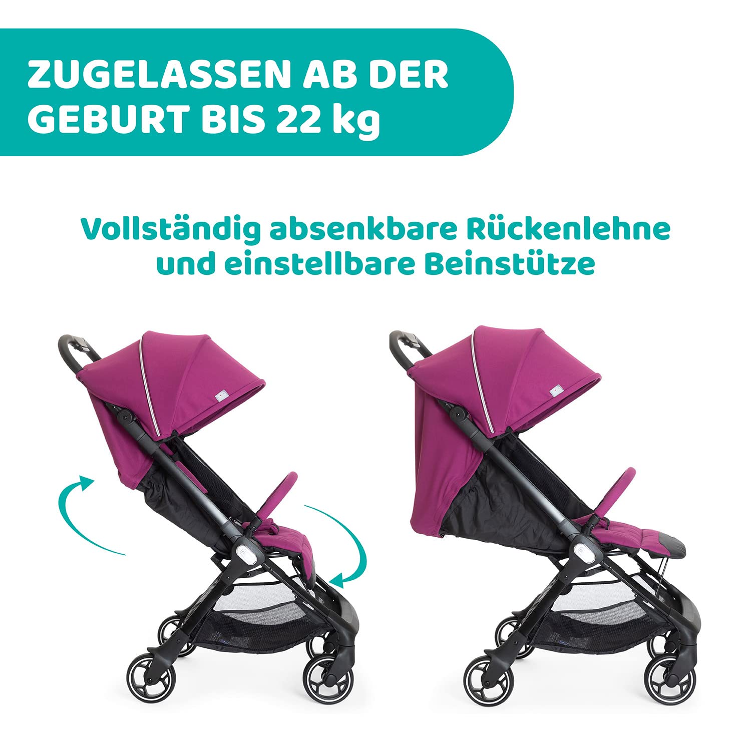 chicco-we-buggy-faltbar-ultraleicht-von-0-monaten-bis-22-kg-neigbarer-reisebuggy image 7