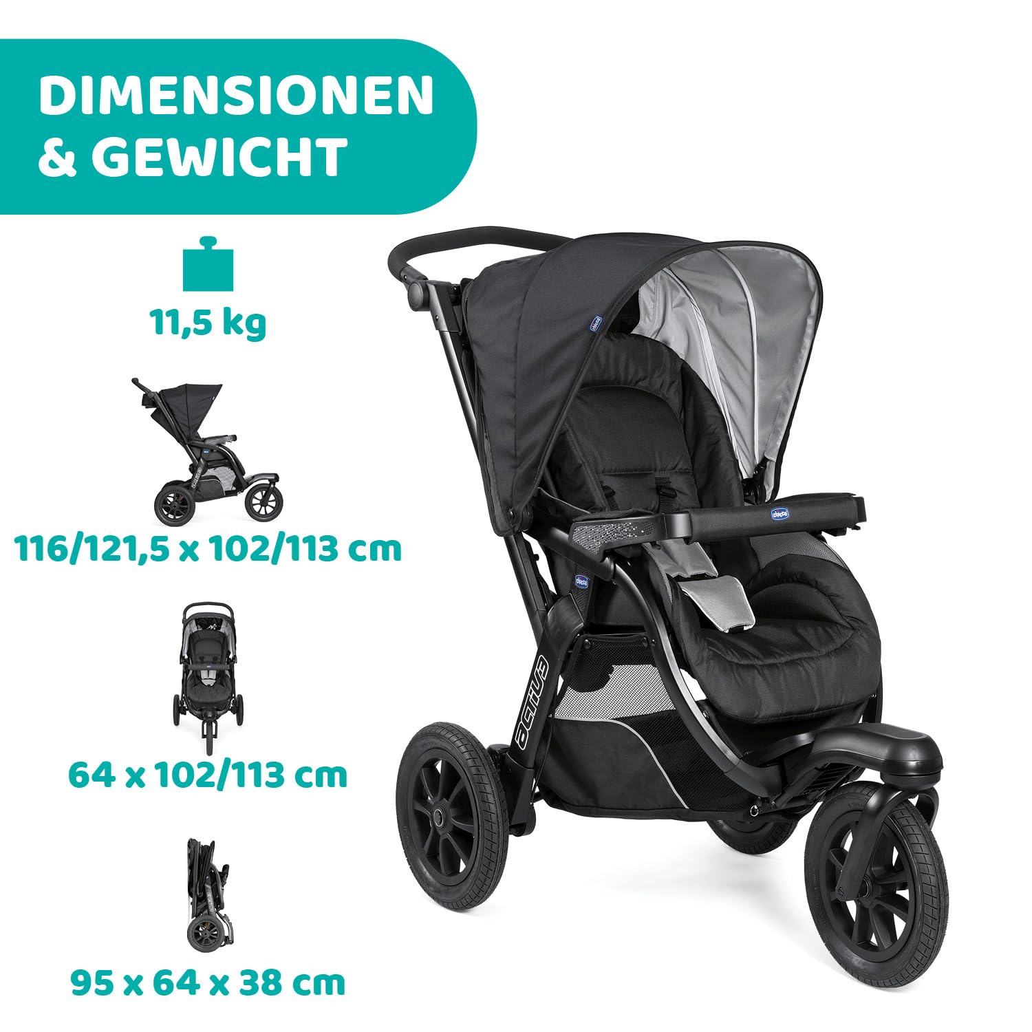 chicco-activ3-kinderwagen-3-rad-0-monate-jet-black image 4