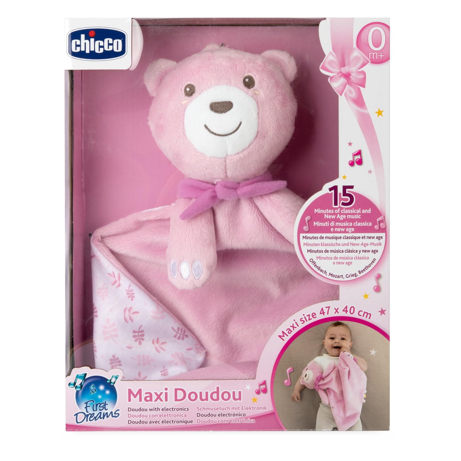 chicco-maxi-doudou-pl-schtier-teddyb-r-aus-velours-mit-klassischer-musik-new-age image 4