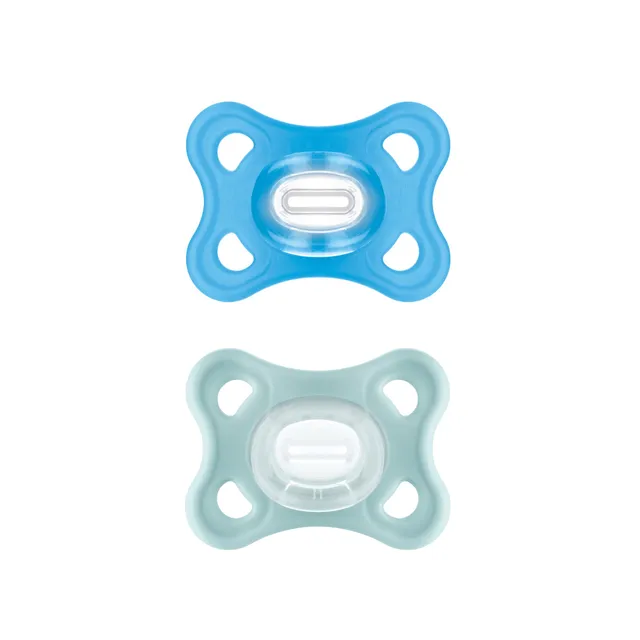 mam-comfort-schnuller-0-6-monate-2er-set-silikon-blau-mint image 1