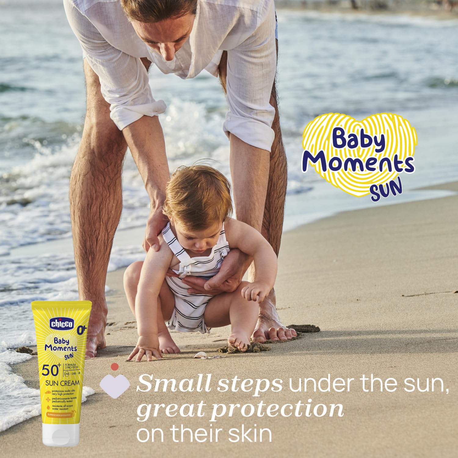 chicco-sonnencreme-spf-50-f-r-kinder-wasserfest-uva-uvb-infrarot-schutz-0-monate image 2