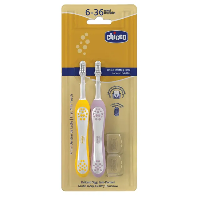 chicco-kinderzahnb-rsten-set-2-st-ck-weiche-borsten-abgerundeter-kopf-6-36-monat image 1