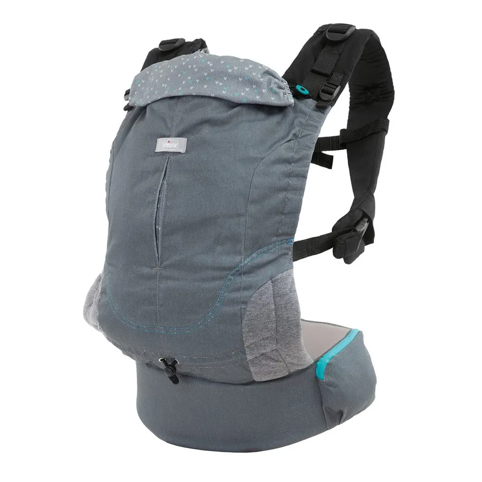 chicco-myamaki-fit-ergonomische-babytrage-baumwolle-cool-grey-bis-15-kg image 1