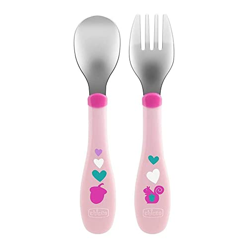 chicco-edelstahl-besteck-set-rosa-18m-gabel-l-ffel-f-r-kleinkinder image 7